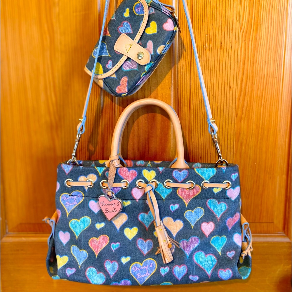 Dooney & Bourke Tassel Tote w/Clutch